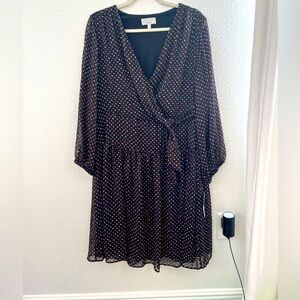 Signature by Robbie Bee Polka-Dot Dress